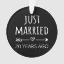 Search for 20th anniversary ornaments Couple