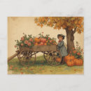 Search for vintage autumn postcards Thanksgiving