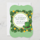 Search for shamrock invitations Vintage