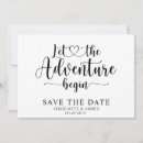 Search for adventure save the dates Simple