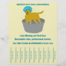 Search for dog flyers Dog grooming business