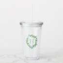 Search for floral tumblers Initial