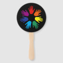 Search for rainbow hand fans Symbol