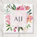 Search for floral wedding favor tags Rustic