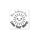 Search for teachers name stamps Words of encouragement