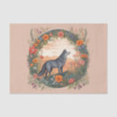 Search for wolf tissue paper Vintage