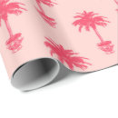 Search for palm tree wrapping paper Coral