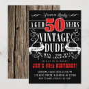 Search for man myth legend invitations Vintage