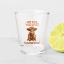 Search for cow shot glasses Highland cows