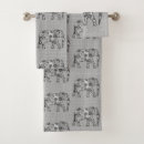 Search for elephant bath towels Black