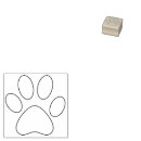 Search for cat paw stamps Modern