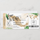 Search for airplane ticket wedding invitations Beach