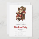 Search for retro christmas invitations Vintage