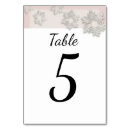 Search for winter wedding table cards Gold