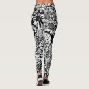 Search for black and white flowers leggings For her