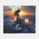 Search for mermaid blankets Under the sea