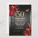 Search for red birthday invitations Elegant