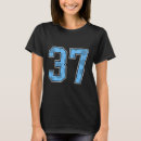 Search for number 37 tshirts Black