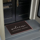 Search for newlywed doormats Black and white