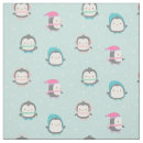 Search for cute penguin fabric Winter