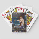 Search for fish playing cards Woman