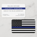 Search for deputy sheriff business cards Thin blue line