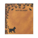 Search for halloween notepads Bat