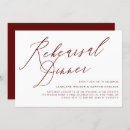 Search for burgundy rehearsal dinner invitations Modern calligraphy