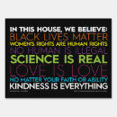Search for kindness outdoor signs Black