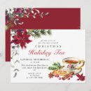 Search for tea christmas invitations Watercolor
