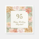Search for 95th birthday napkins Calligraphy