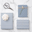 Search for blue and white wrapping paper Chic