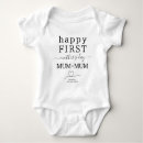 Search for first mothers day baby bodysuits Mom to be