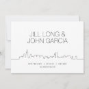 Search for chicago skyline invitations Black and white