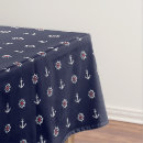 Search for red white and blue tablecloths Nautical