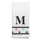 Search for pink and green monogram napkins Geometric