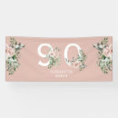 Search for 90th birthday banners Pink