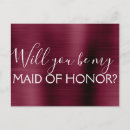 Search for attendant proposal Maid of honor