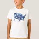 Search for united states map kids tshirts America