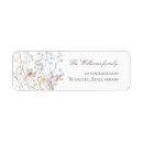 Search for wildflower return address labels Floral