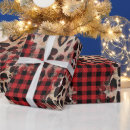 Search for funky christmas wrapping paper Red