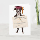 Search for funny dog graduation cards Pet