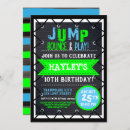 Search for trampoline park party invitations Boys