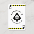 Search for machinery business cards Contractor