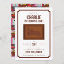 Search for chocolate factory invitations gender neutral birthday