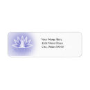 Search for lotus flower return address labels Yoga