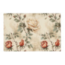 Search for vintage floral placemats Beige
