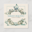 Search for wreath business cards Elegant