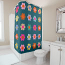 Search for pink and navy shower curtains Retro