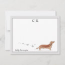 Search for dachshund note cards Watercolor